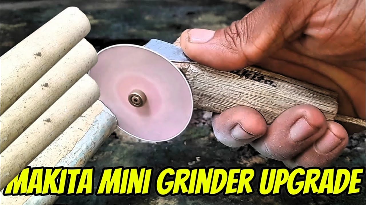 how to make a mini grinder from used materials