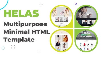 Helas – Multipurpose Minimal HTML Template | Creative Website Design Templates