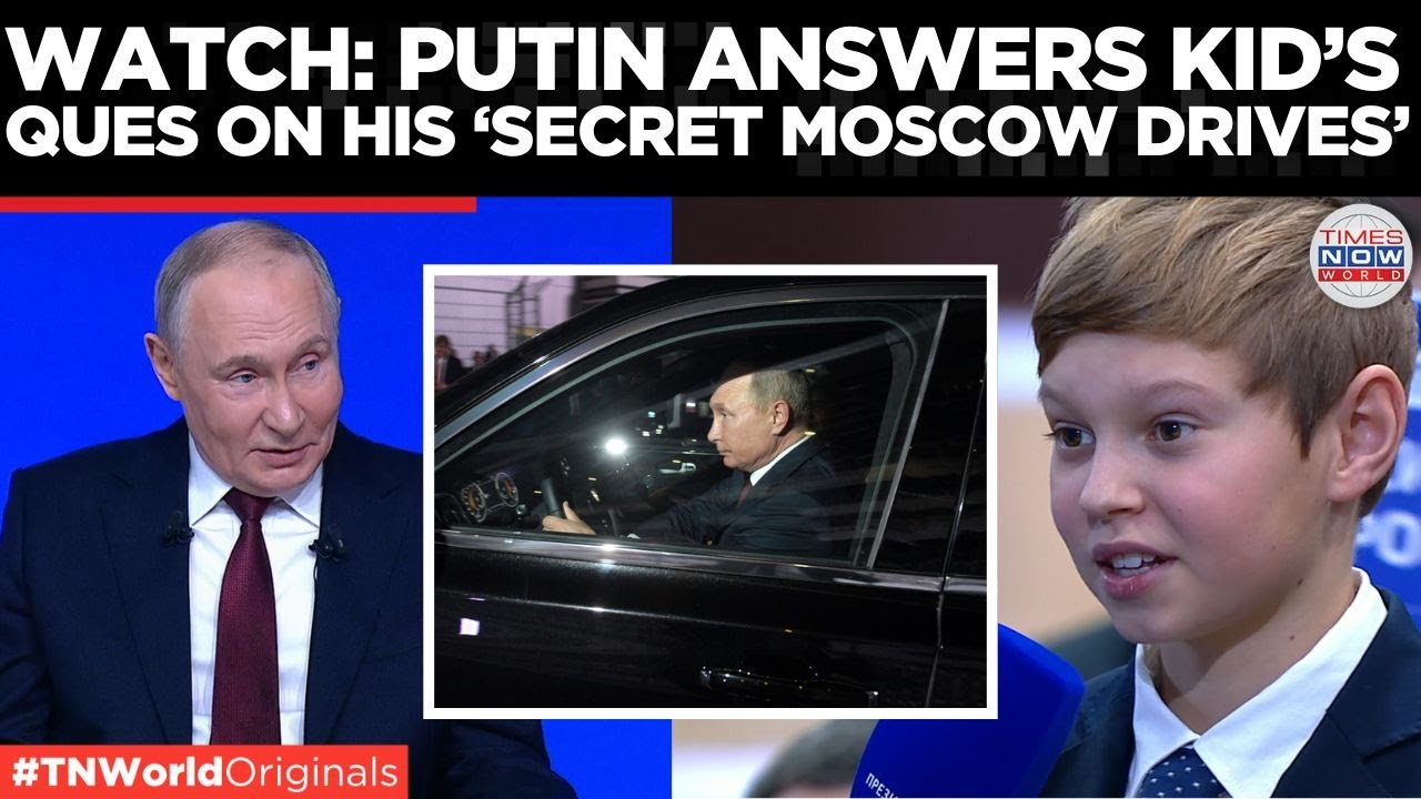 WATCH: Putin Reveals He Sometimes Drives Alone Through Moscow