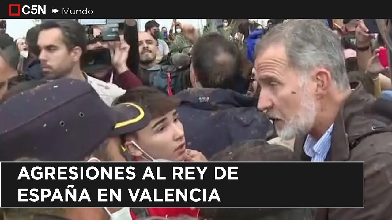 AGRESIONES al REY DE ESPAÑA y a PEDRO SÁNCHEZ en VALENCIA