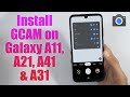 Download GCam 8.1 for Galaxy A11, A21, A41 and A31 (Google Camera APK Port Install)