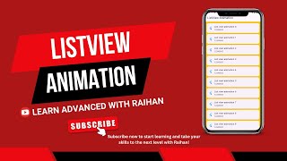 Listview Animation Bangla | Flutter Bangla Animation Tutorial