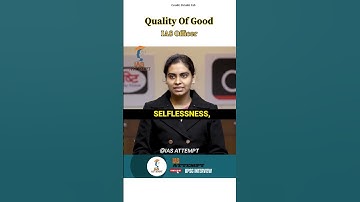 what Need to be a good IAS 👮‍♂️🔥😎✅️. UPSC INTERVIEW | Upscinterview | #upsc