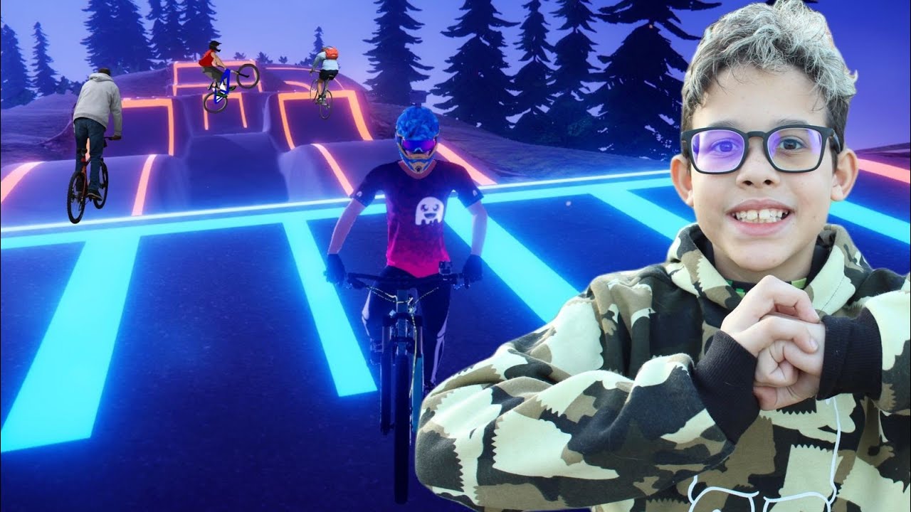 ANDANDO DE BIKE A NOITE NO JOGO Descenders