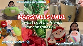 MARSHALLS HAUL + WHAT I GOT MY FRIENDS FOR CHRISTMAS!!🎄❤️