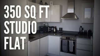 New UK Studio Flat (Apartment) Tour 350 sq ft