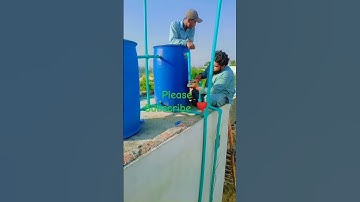 Double drums water tank #youtubeshorts #shortvideo #plumbing #shorts
