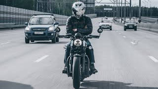 видео: ЕЗДА без РУК на Triumph Bobber 2019 года! картинка: ЕЗДА без РУК на Triumph Bobber 2019 года!