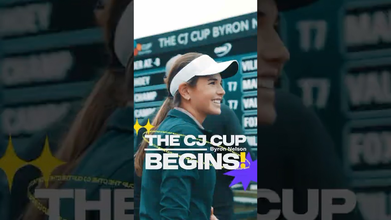 THE CJ CUP BEGINS🎉 