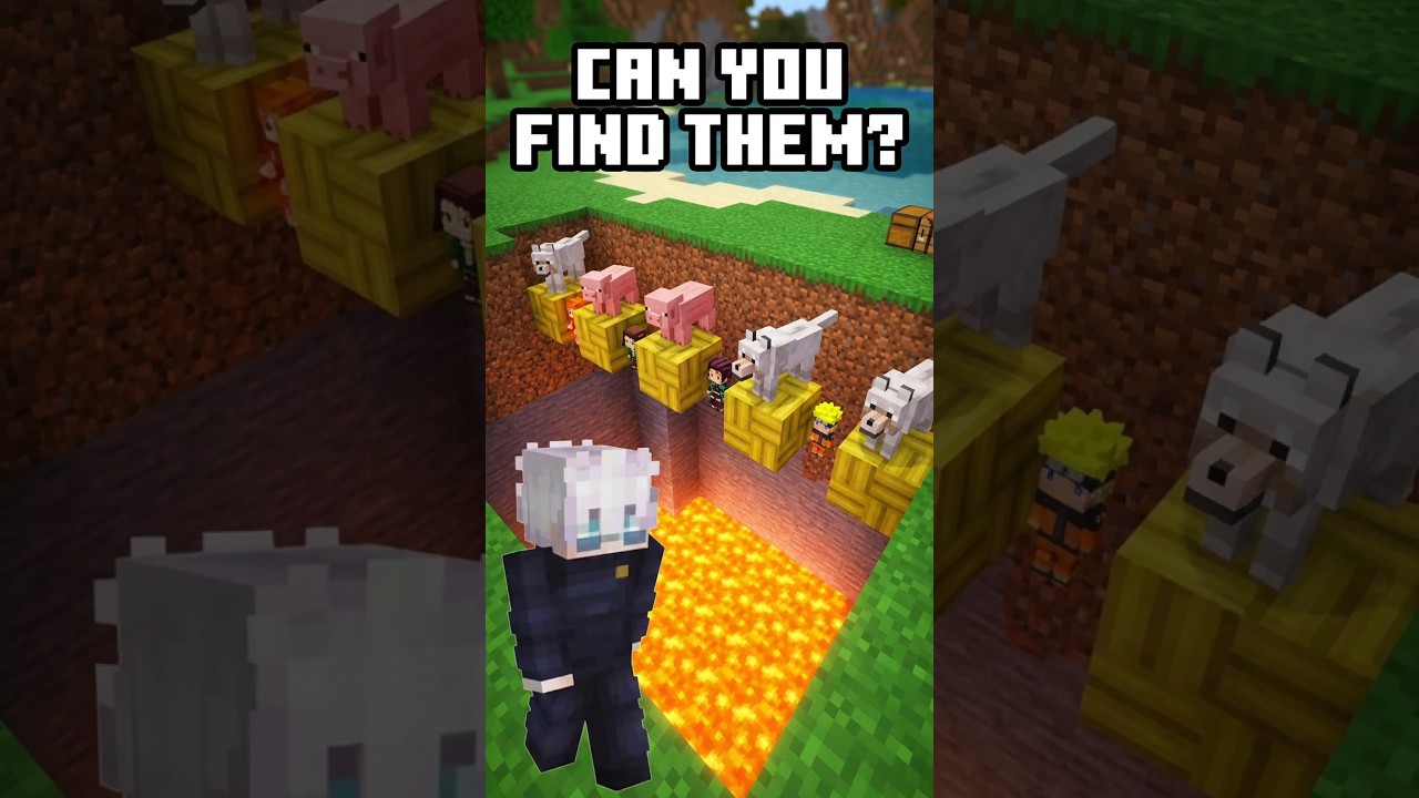 Who Played Where Our Blue Is Best? 🎵 | Jujutsu Kaisen × Minecraft