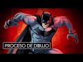 Proceso de dibujo charlando | Batman Futuro - DC