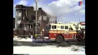 THE ICICLE FACTORY - FDNY Brooklyn 2nd Alarm, water turns to ice, 1995.
