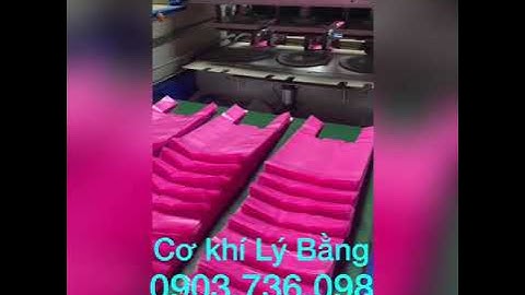 Máy cắt túi tự động dập quai