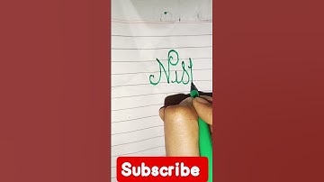nishant name in cursive writing ✍️ #cursive #cursivewriting #art #names #trending #shorts