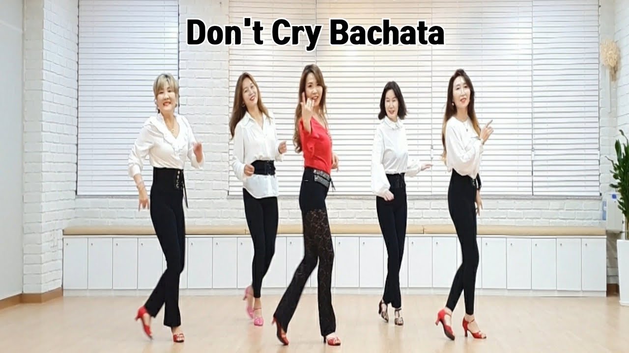 바차타 라인댄스 | Don't Cry Bachata Line Dance | 32c 4w High Beginner Bachata
