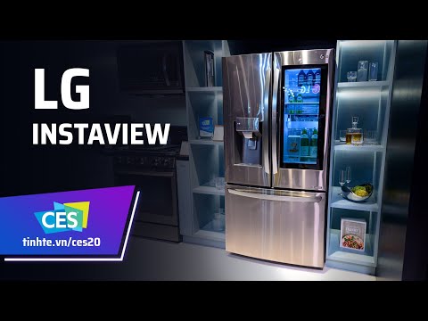 Tủ lạnh làm đá tròn LG InstaView