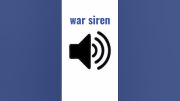 Thumbnail of war siren sound🚨 #war #siren #soundeffects