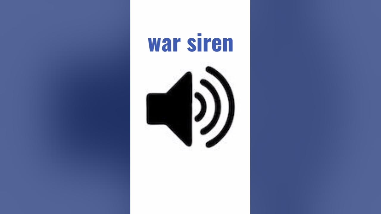 war siren sound🚨 #war #siren #soundeffects