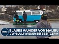 USA: Blaues Wunder von Malibu! VW-Buli überstand Waldbrände in Kalifornien fast unversehrt