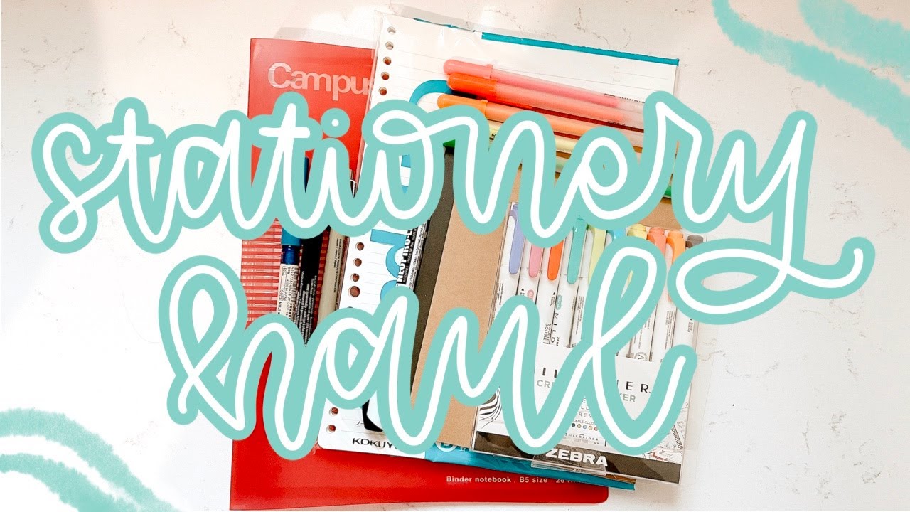 stationery haul 🖋 (muji + JetPens) YouTube