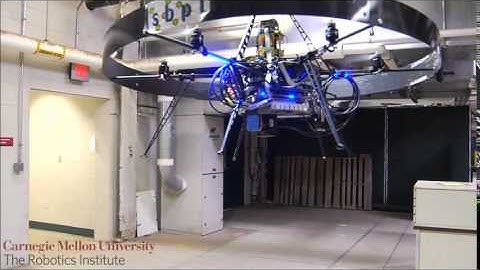 Autonomous ground-air robot team