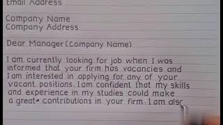 how to write application#howtowriteapplication #appliances screenshot 2