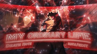 Death Note Kira - My Ordinary Life Editamv Quick