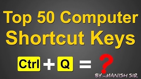 Top 50 Computer Keyboard Shortcut Keys | Computer Shortcut Keys | Top Keys | Best Keys | Alpha Bit