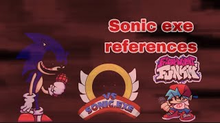 References in the FNF sonic exe mod!