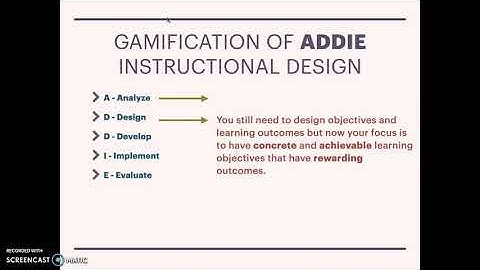 Gamification Instructional Design
