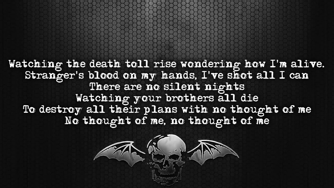 Avenged Sevenfold M.I.A (Lyrics)
