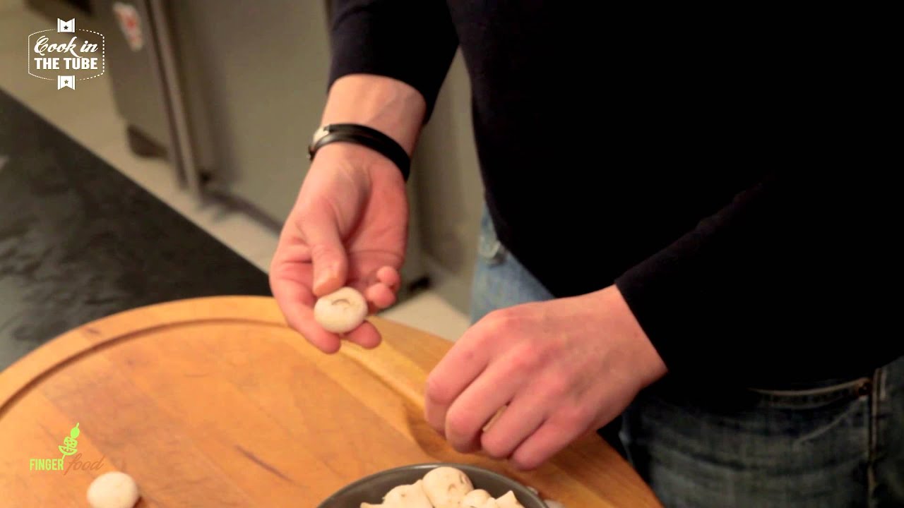 Champignons au Boursin Ail & Fines Herbes - Recette Apéro