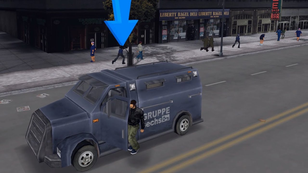 GTA 3 'Van Heist' - easy way (4K)