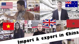 Check out the International import and export hotel supplies market in China