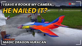 How Hard Is It to Film an RC Jet? I Handed My Camera to a Beginner 🐉 Magic Dragon Huracan Jet Uncut