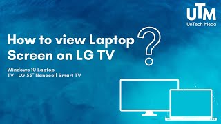 How to view Laptop Screen on LG TV (Screen Share)