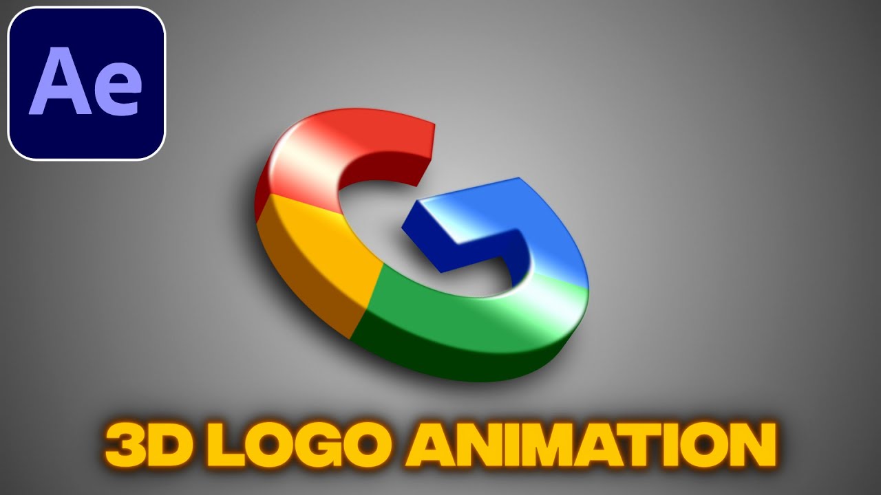 3D Logo Animation Tutorial in After Effects | No Plugins | 3D ...