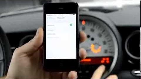How to program bluetooth in a MINI Cooper