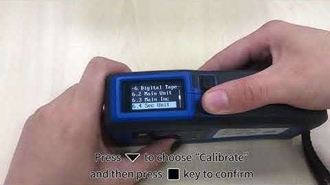 Calibrating tape measure