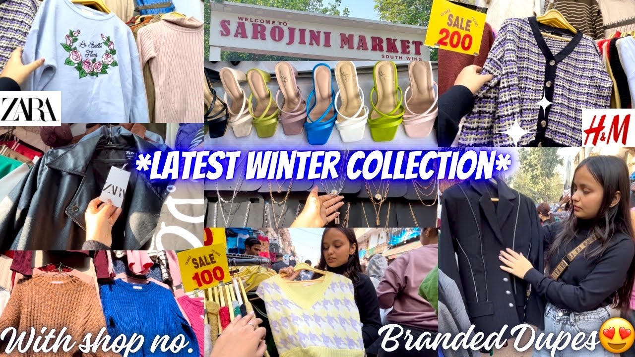 Sarojini Nagar Market Delhi | Latest Collection 2023 with shop number #sarojininagar#youtube