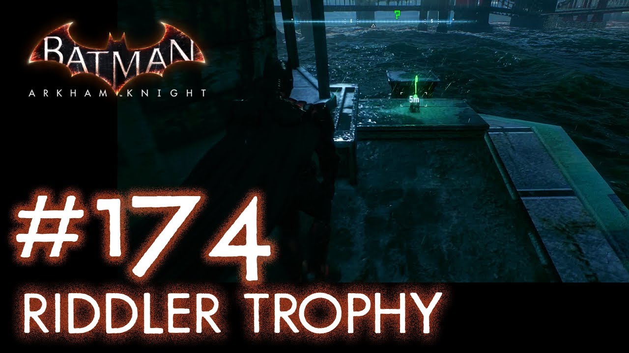 BATMAN ARKHAM KNIGHT Riddler Trophy 174 Miagani Island YouTube