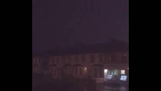 Lightning Storm Bolt Caught On Camera In South Croydon