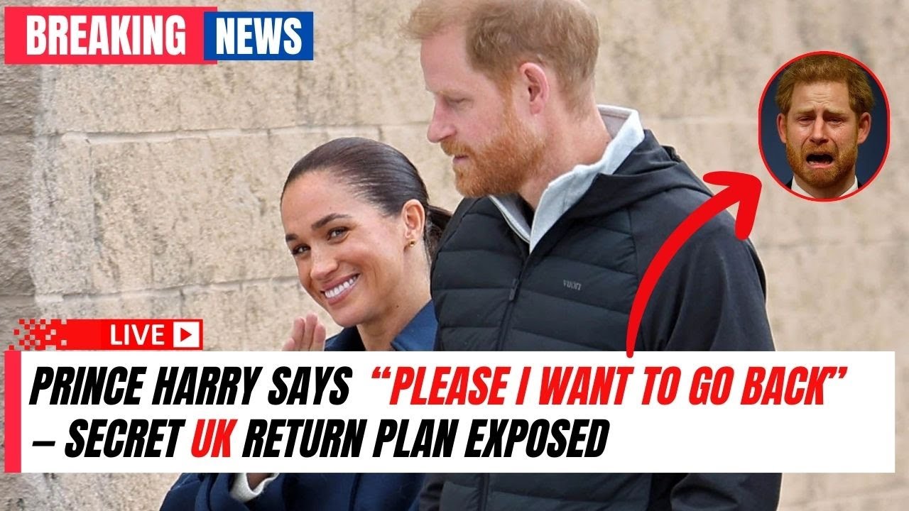 Prince Harry’s DESPERATE Bid to Return to the UK? “I Want to Go Back,” Insiders Claim