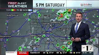First Alert Forecast: Hot weekend ahead with isolated storms