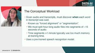 Creating an 86,000 Hour Speech Dataset with Apache Spark and TPUs