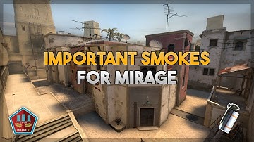 The BEST Smokes for Mirage You MUST KNOW! | CSGO Mirage Smokes