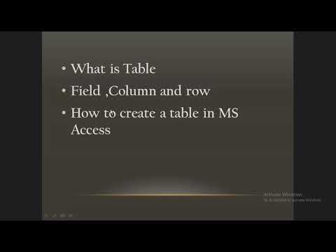 Video: Wat is een tabel in SQL?