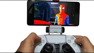 Mobile Gaming with PS5 Controller: Playing SPIDER-MAN MILES MORALES on My Phone Remote Play Test