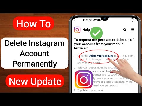 How To Delete Instagram Account Permanently NEW UPDATE Delete Instagram Account 