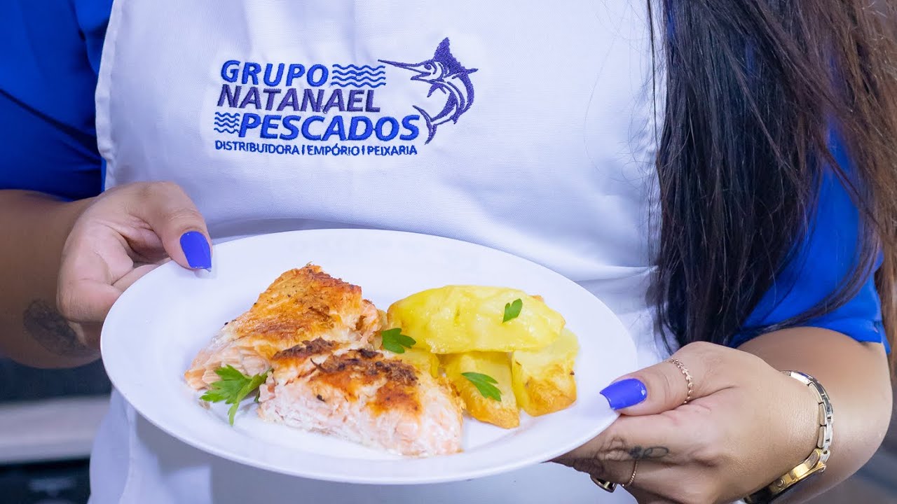 SALMÃO COM BATATAS NA AIR FRYER - MUITO FÁCIL!!!